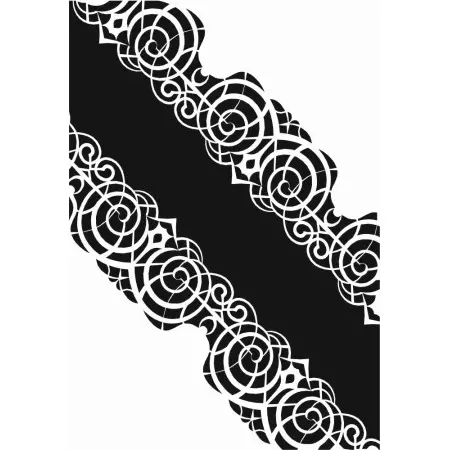 Lace Model DC33 Lace Series 15x20 Stencil