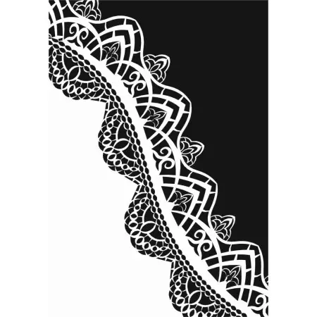 Lace Model DC34 Lace Series 15x20 Stencil