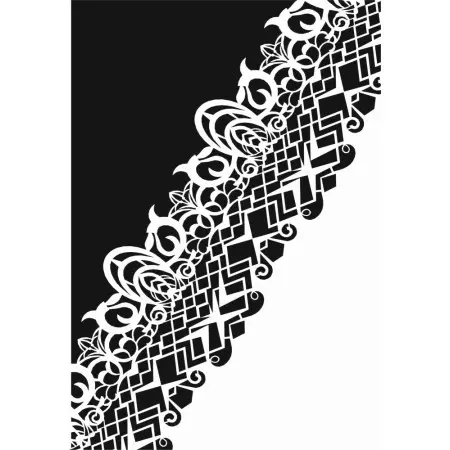Lace Model DC35 Lace Series 15x20 Stencil