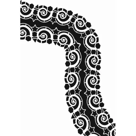 Lace Model DC36 Lace Series 15x20 Stencil