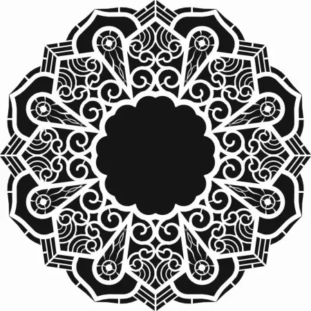 Lace Model DCS02 Lace Series 15x15 Stencil