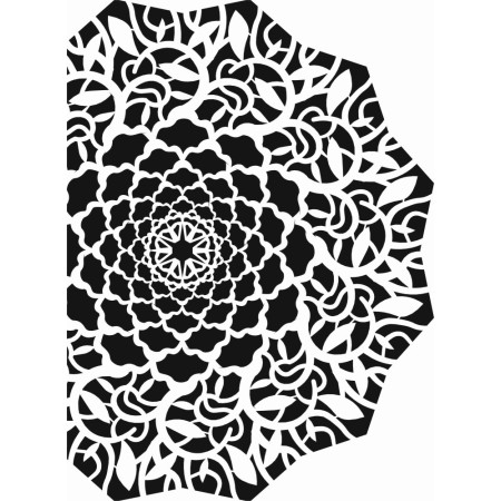 Lace Model NBC05 Lace Series 21x30 Stencil