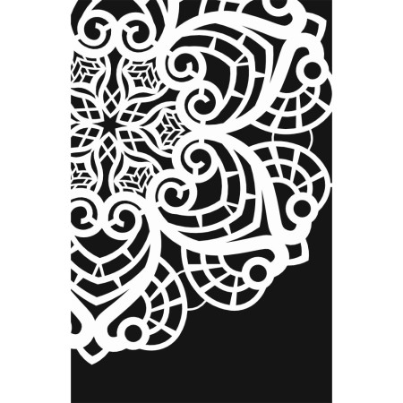 Lace Model NBC17 Lace Series 21x30 Stencil