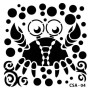 Yengeç Figür Çocuk Stencil 15x15cm CSA04