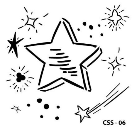 Star Figure Child Stencil 25x25cm CSS06