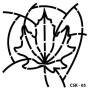 Leaf Figure Child Stencil 25x25cm CSK05