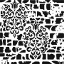 Kolaj Model GCSM03 Grunge Duvar Stencil 25x25cm
