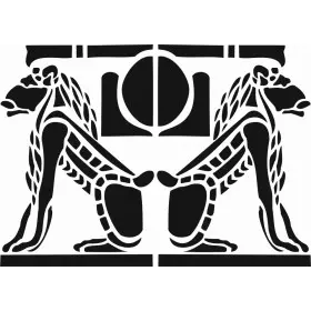 Hiyeroglif Model D622 15x20 D Serisi Stencil