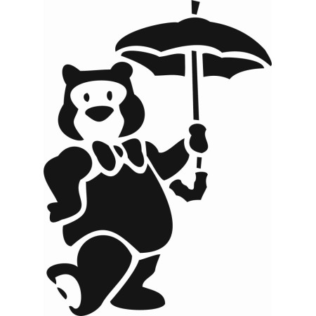 Teddy Bear Model D707 15x20 D Series Stencil