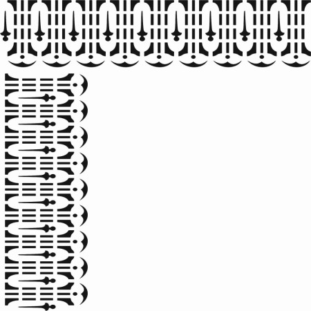 Köşe Bordür Model D877 15x20 D Serisi Stencil
