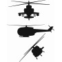 Helikopter Model D1050 15x20 D Serisi Stencil