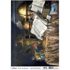 Model AB001 Deluxe Art Collection Pirinç Dekopaj 30x42cm