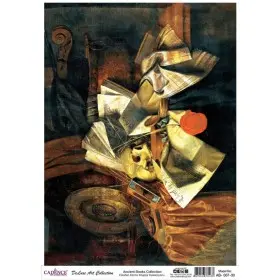 Model AB007 Deluxe Art Collection Pirinç Dekopaj 30x42cm