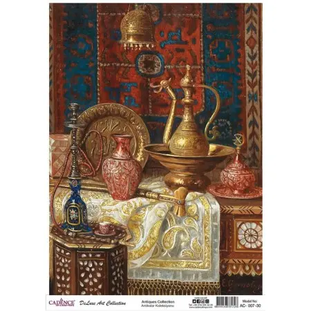 Model AC007 Deluxe Art Collection Pirinç Dekopaj 30x42cm