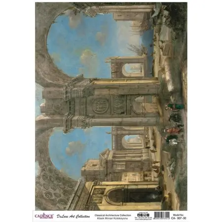 Model CA007 Deluxe Art Collection Pirinç Dekopaj 30x42cm
