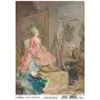 Model EL027 Deluxe Art Collection Brass Decoupage 30x42cm