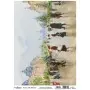 Model EL043 Deluxe Art Collection Brass Decoupage 30x42cm