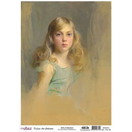 Model GC014 Deluxe Art Collection Brass Decoupage 30x42cm