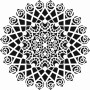 Belly Lace Model DS48 Lace Series 25x35 Stencil