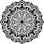 Belly Lace Model DS44 Lace Series 25x35 Stencil
