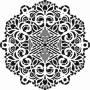 Belly Lace Model DS39 Lace Series 25x35 Stencil