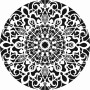 Belly Lace Model DS38 Lace Series 25x35 Stencil