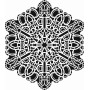 Belly Lace Model DS37 Lace Series 25x35 Stencil