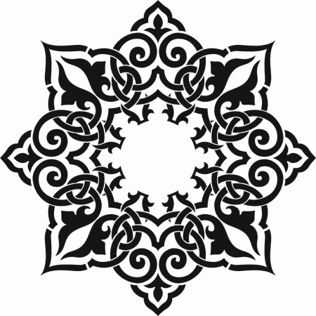 Belly Lace Model DS31 Lace Series 25x35 Stencil
