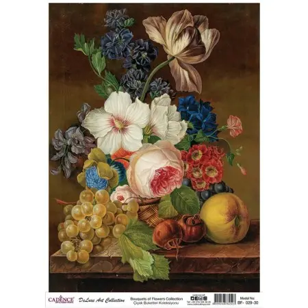 Model BF029 Deluxe Art Collection Pirinç Dekopaj 60x84cm