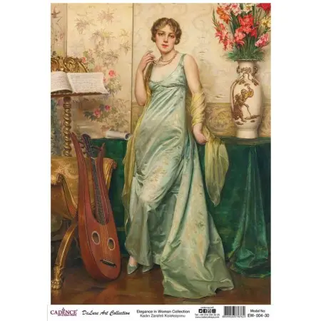Model EW004 Deluxe Art Collection Pirinç Dekopaj 90x125cm