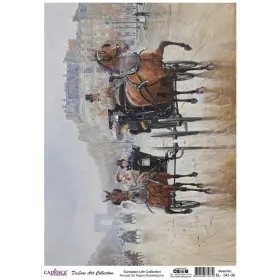 Model EL041 Deluxe Art Collection Pirinç Dekopaj 90x125cm