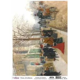 Model EL038 Deluxe Art Collection Pirinç Dekopaj 90x125cm