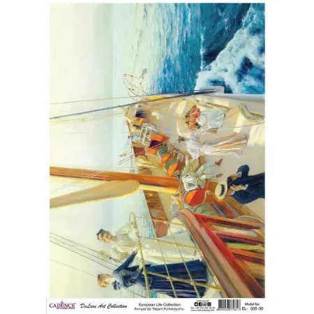 Model EL035 Deluxe Art Collection Pirinç Dekopaj 90x125cm
