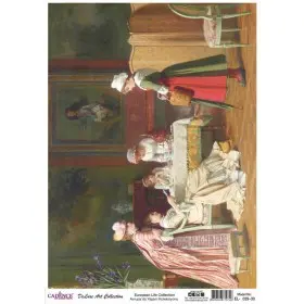 Model EL029 Deluxe Art Collection Pirinç Dekopaj 90x125cm