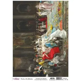 Model EL017 Deluxe Art Collection Pirinç Dekopaj 90x125cm
