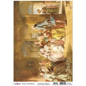 Model EL014 Deluxe Art Collection Pirinç Dekopaj 90x125cm
