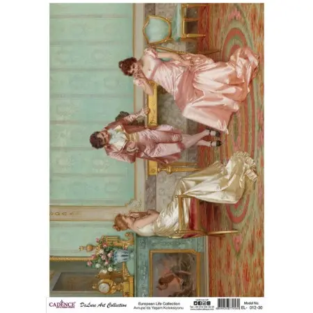 Model EL012 Deluxe Art Collection Pirinç Dekopaj 90x125cm