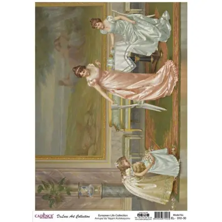 Model EL010 Deluxe Art Collection Pirinç Dekopaj 90x125cm