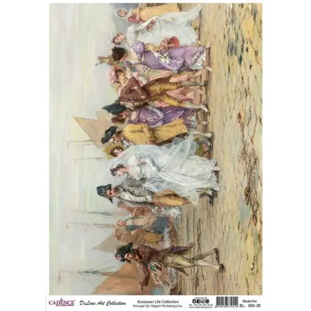 Model EL005 Deluxe Art Collection Pirinç Dekopaj 90x125cm