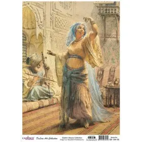 Model EB004 Deluxe Art Collection Pirinç Dekopaj 90x125cm