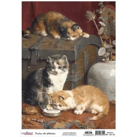 Model DK027 Deluxe Art Collection Pirinç Dekopaj 90x125cm