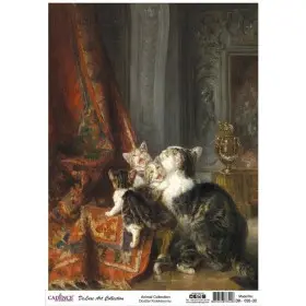 Model DK026 Deluxe Art Collection Pirinç Dekopaj 90x125cm