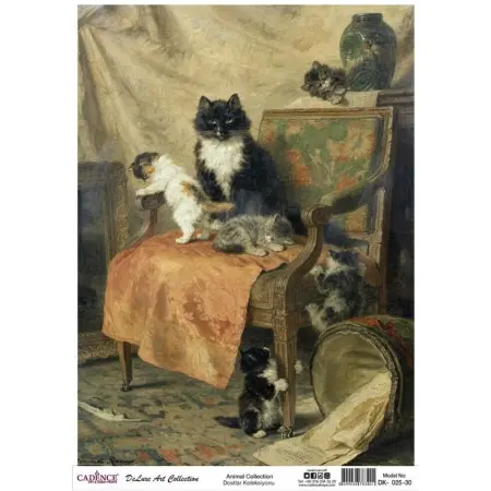 Model DK025 Deluxe Art Collection Pirinç Dekopaj 90x125cm