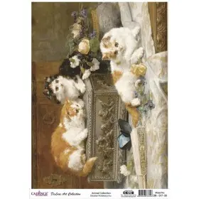 Model DK017 Deluxe Art Collection Pirinç Dekopaj 90x125cm