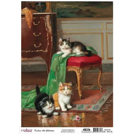 Model DK002 Deluxe Art Collection Pirinç Dekopaj 90x125cm