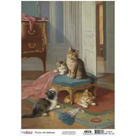 Model DK001 Deluxe Art Collection Pirinç Dekopaj 90x125cm