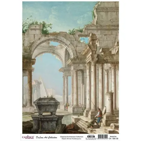 Model CA005 Deluxe Art Collection Pirinç Dekopaj 90x125cm