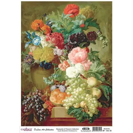 Model BF032 Deluxe Art Collection Pirinç Dekopaj 90x125cm