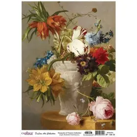 Model BF028 Deluxe Art Collection Pirinç Dekopaj 90x125cm