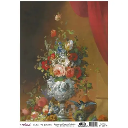 Model BF025 Deluxe Art Collection Pirinç Dekopaj 90x125cm